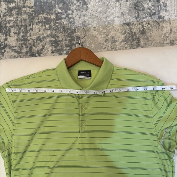 Nike Golf Boys’ Green Striped Polo Shirt Size XL - Picture 5 of 7
